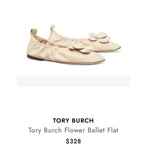 Tory Burch Flower Ballet size 7.5